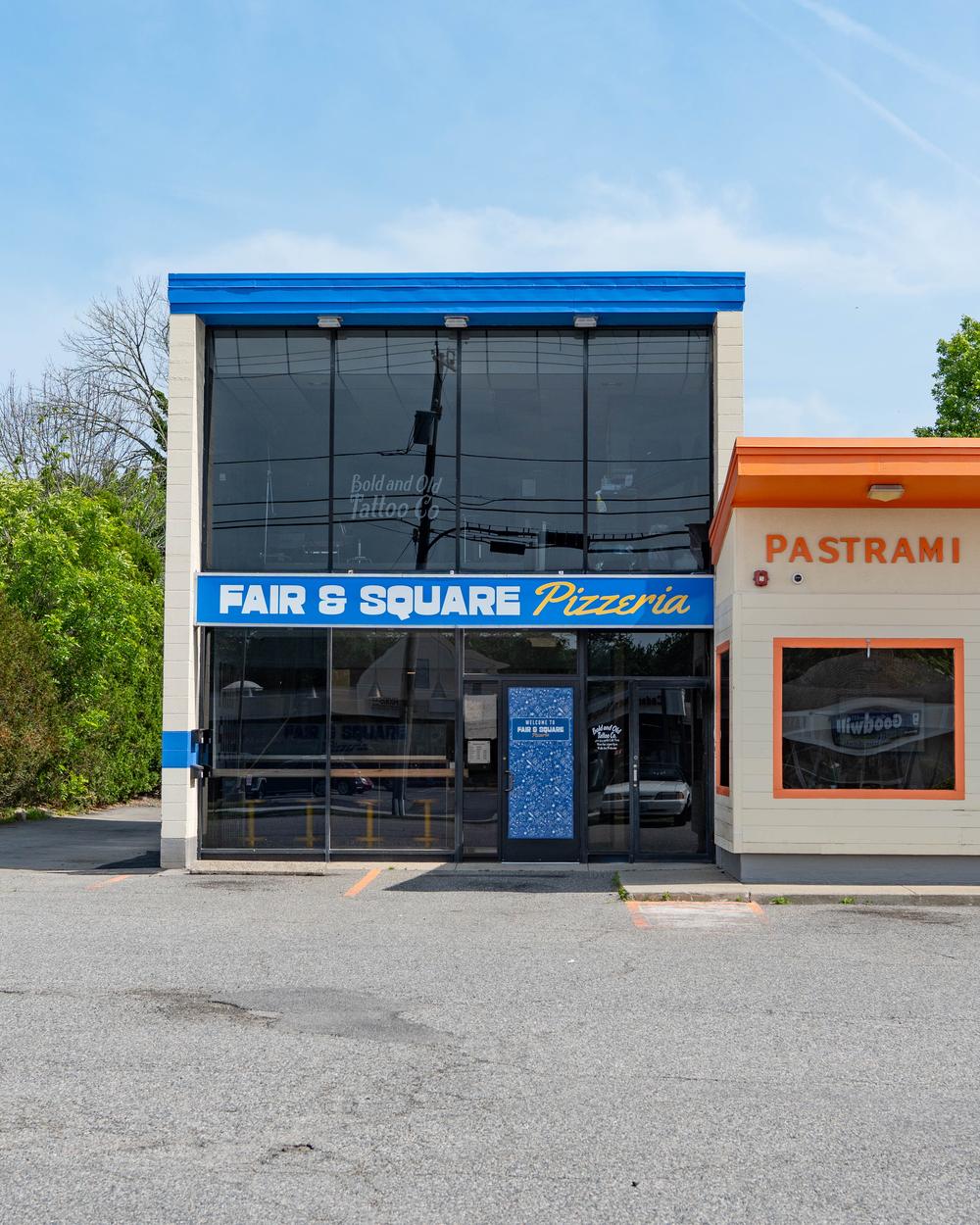 The Fair & Square storefront on Gooding Avenue in Bristol, RI